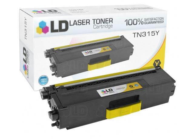 LD &copy; Compatible Brother TN315 (TN310) Set of 8 High Yield Cartridges: 2 Black, 2 Cyan, 2 Magenta and 2 Yellow for HL-4150cdn, HL-4570cdw, HL-4570cdwt, MFC-9460cdn, MFC-9560cdw and MFC-9970cdw