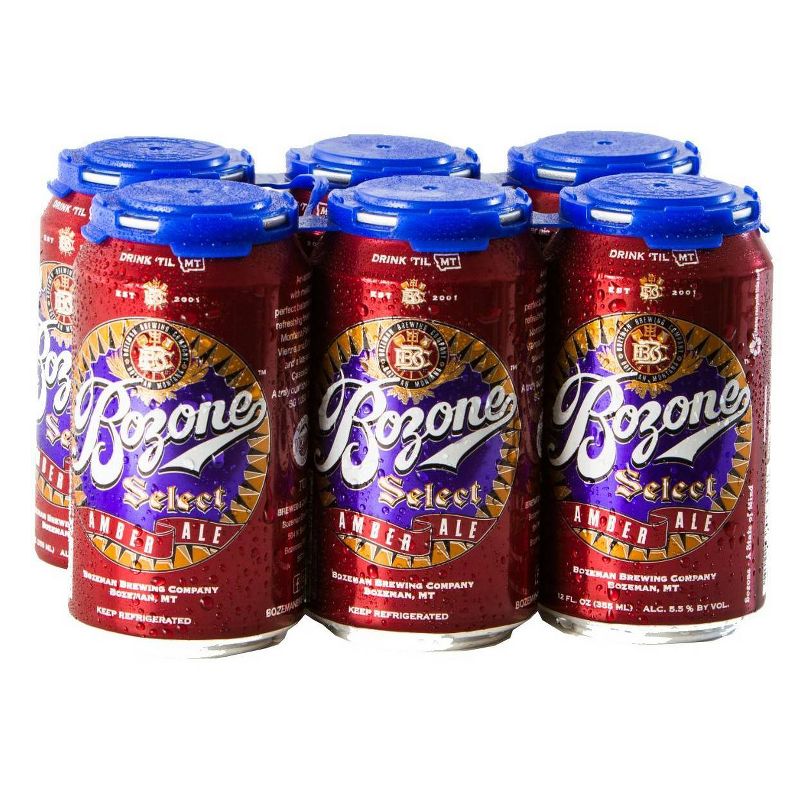 Bozeman Bozone Select Amber Ale Beer - 6pk/12 fl oz Cans