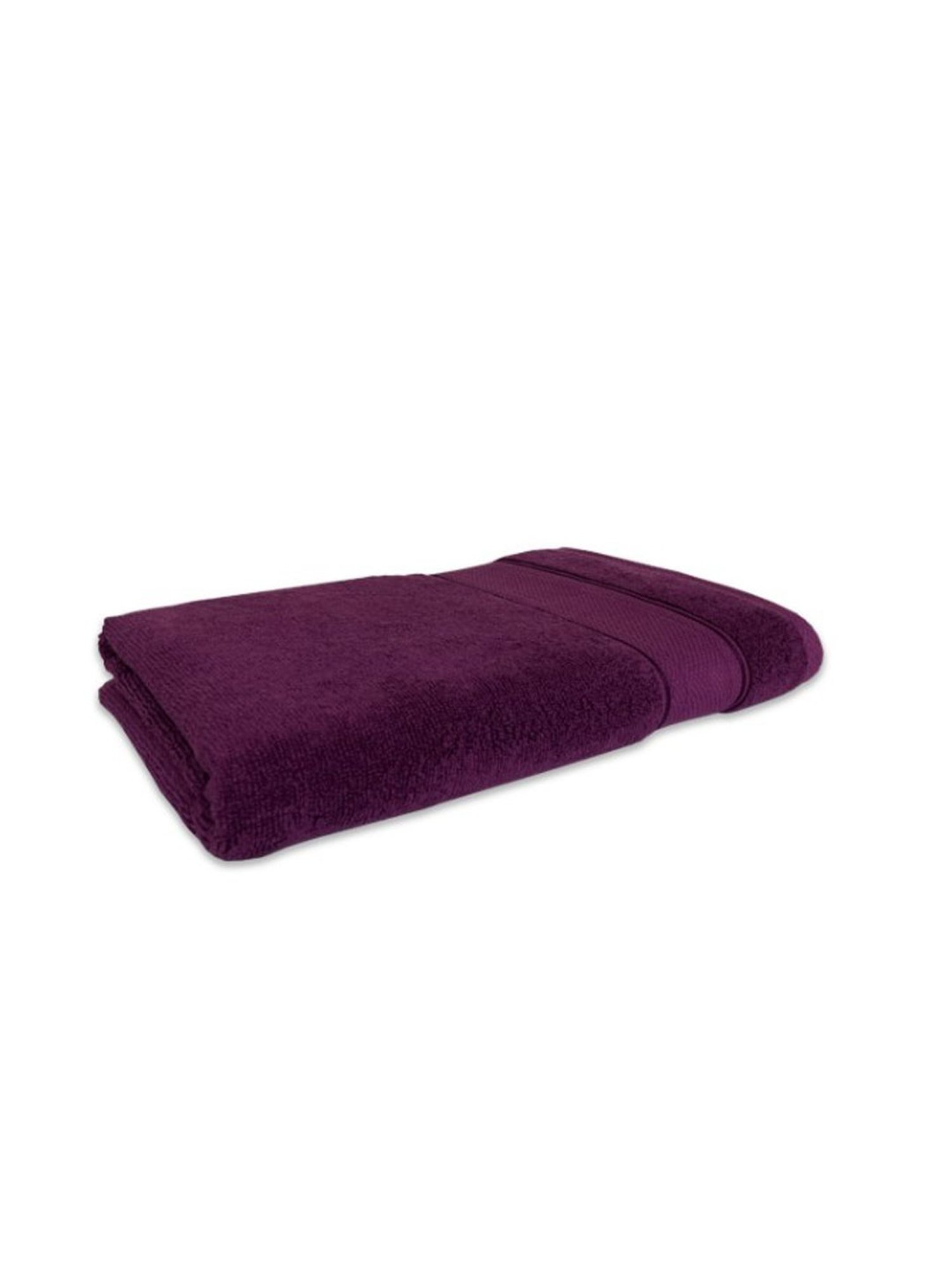Spaces Econova Violet 550 GSM Cotton Hand Towel - Set of 2