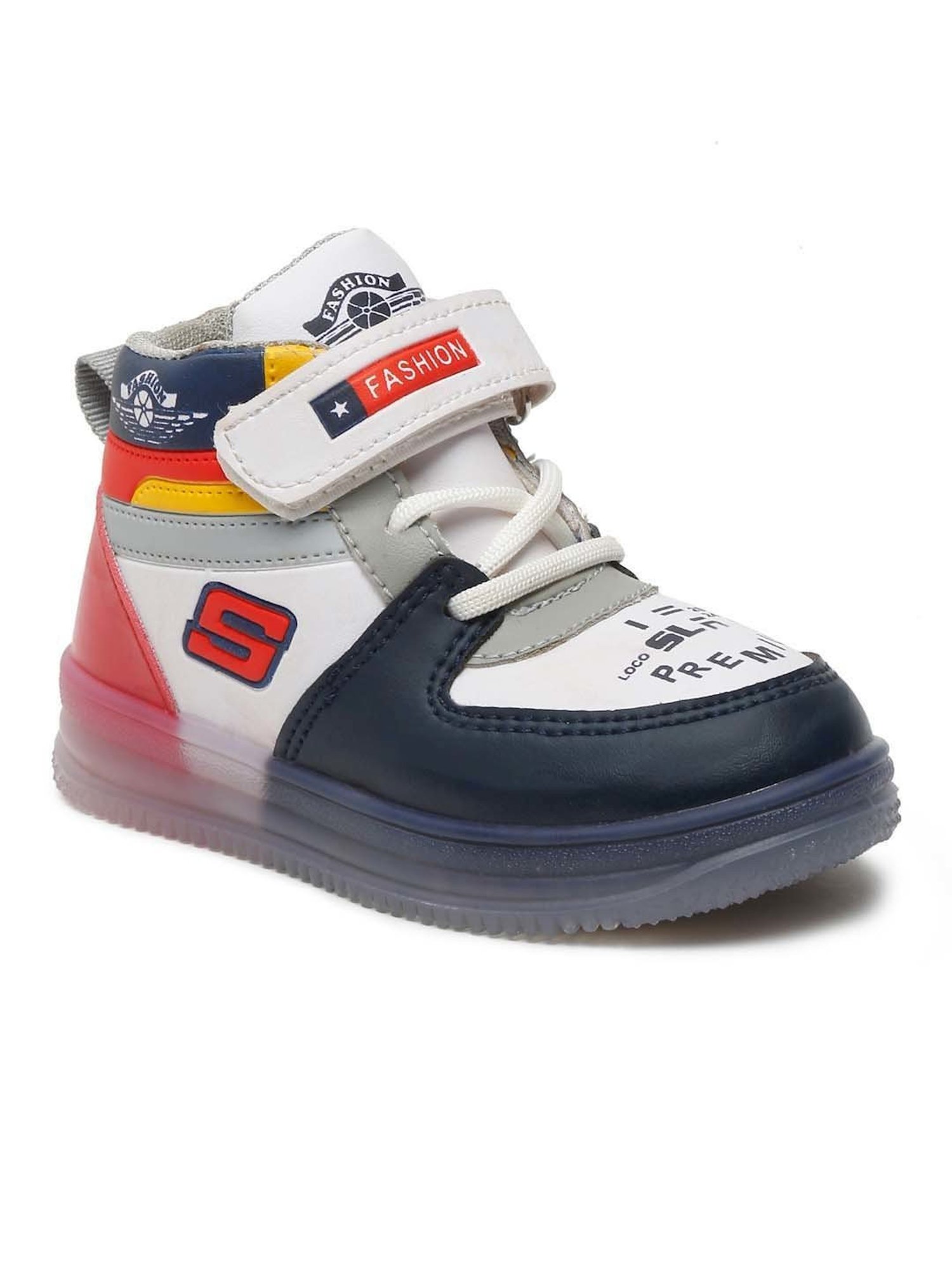 Tiny Bugs Kids Black & White Casual Sneakers