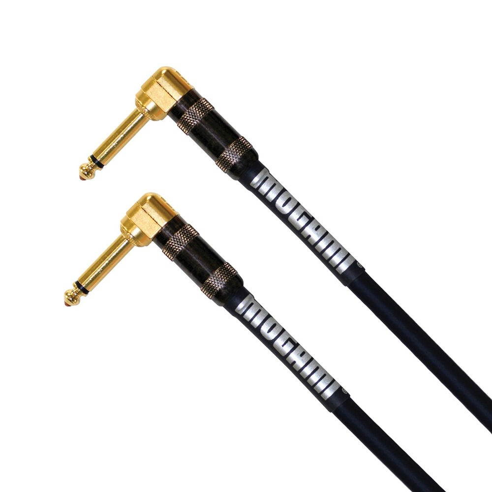Mogami Platinum Guitar Cable, 1/4" TS, Right-Angle to Right Angle - 6 ft
