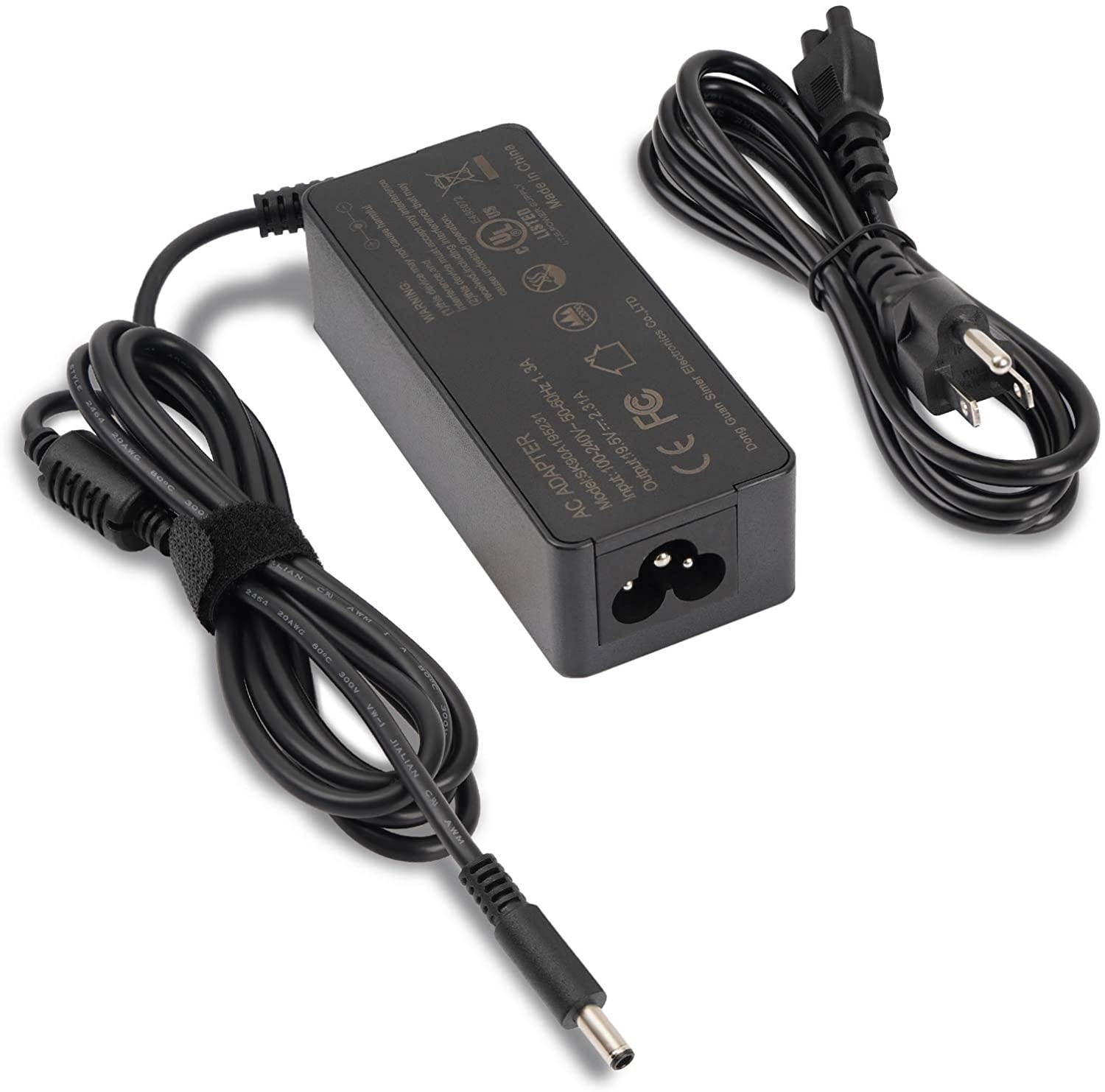 [UL Listed] 45W AC Adapter Charger 19.5V 2.31A for Dell Inspiron 11 13 14 15, XPS 11 12 13 9350 9333 Laptop Power Cord Supply