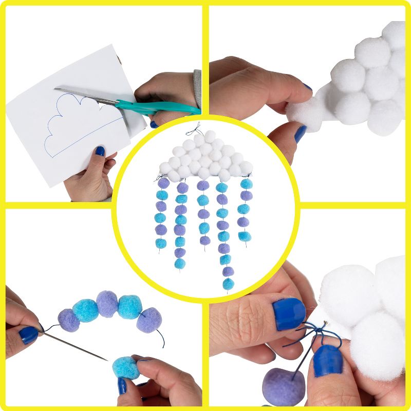 Ready 2 Learn Pom Poms - Set of 240 - Assorted Colors