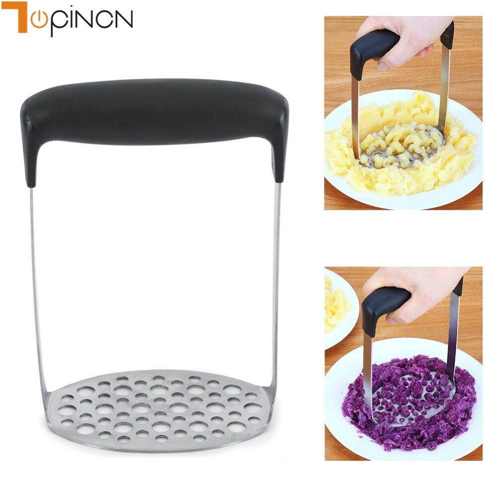 Potato Masher Stainless Steel Smooth Mashed Potatoes Sweet Potato Making Tools Fruit Vegetable Cutter Kitchen Accessories