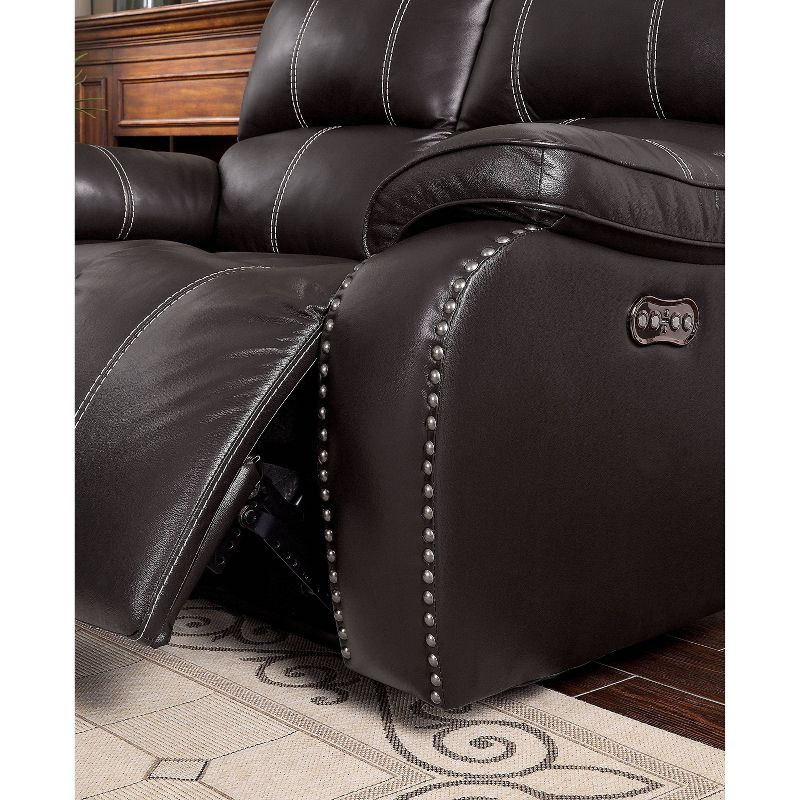 Ingham Power Recliner with Headrest Chair Dark Brown - HOMES: Inside + Out