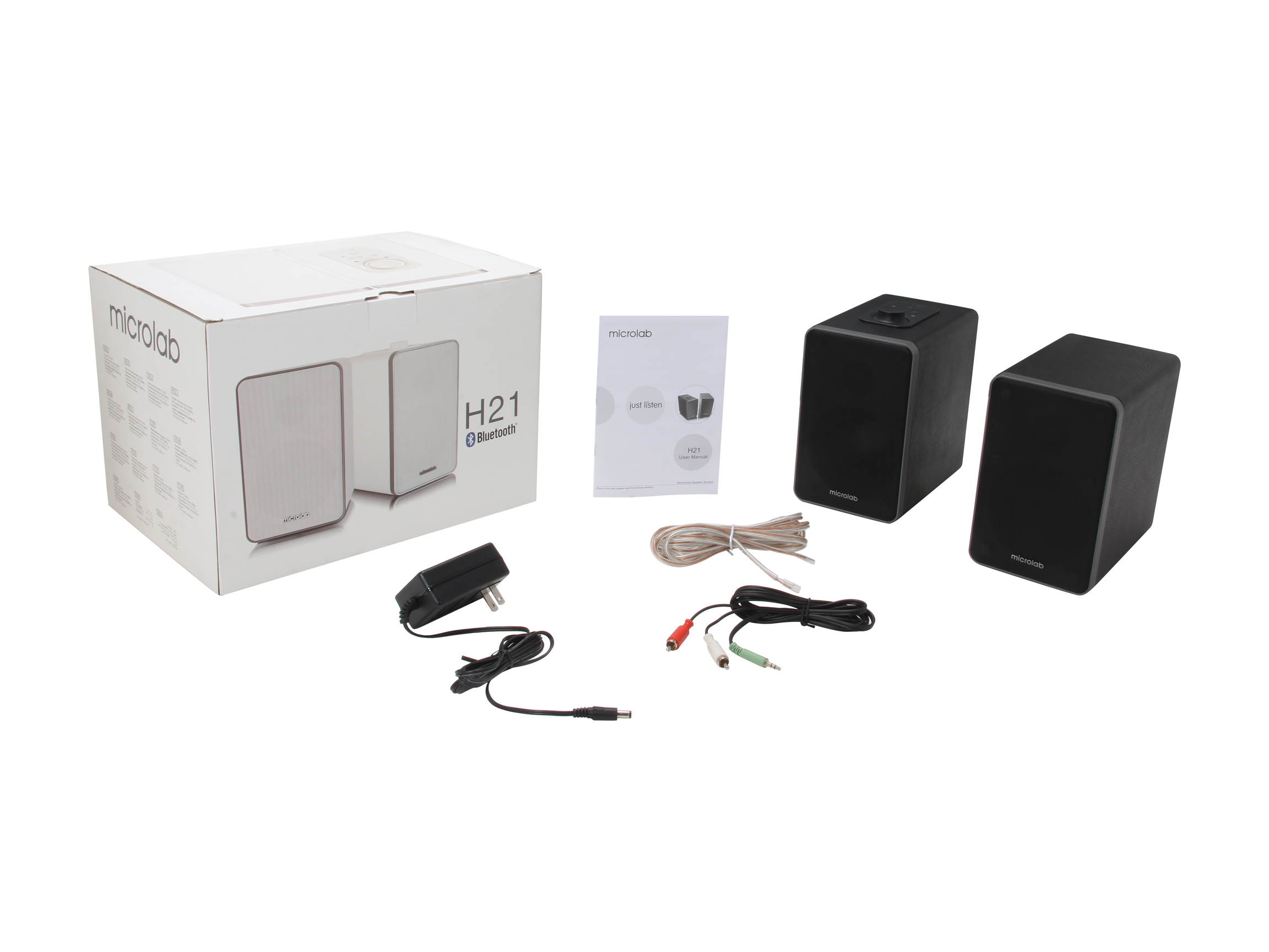 Microlab SP-H21BK 2.0 Bluetooth Wireless Speaker (Black)