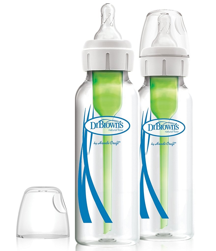 Dr. Brown's Options+&trade; Anti-colic Narrow 8oz Glass Baby Bottles 2-Pack