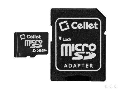 Cellet 32GB Sony C5303 Micro SDHC Card is Custom Formatted for digital high speed, lossless recording! Includes Standard SD Adapter.