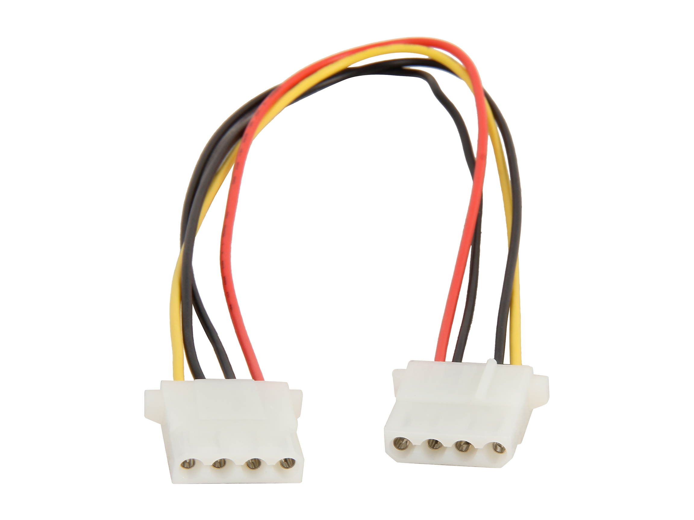 Nippon Labs POW-04412 8" Molex 5.25 Female to Female Power Supply Cable