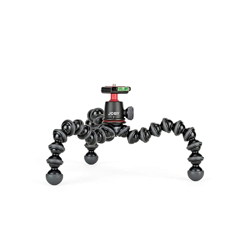 JB01507 GorillaPod 3K Kit Compact Tripod 3K Stand and Ballhead 3K for Compact Mirrorless Cameras or Devices up to 3K 66lbs BlackCharcoal