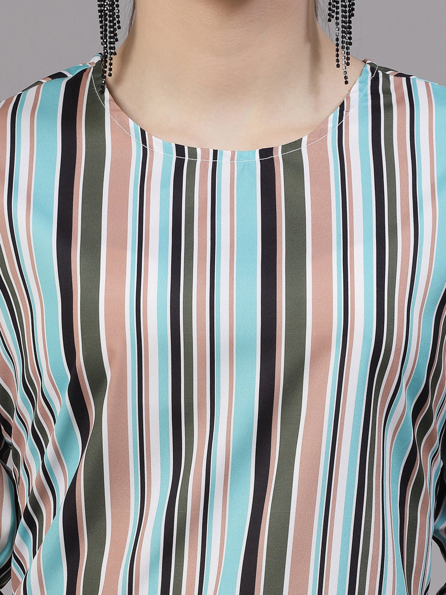 Style Quotient Multicolor Striped Top