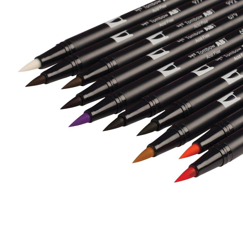 Tombow 10ct Dual Brush Pen Art Markers - Secondary
