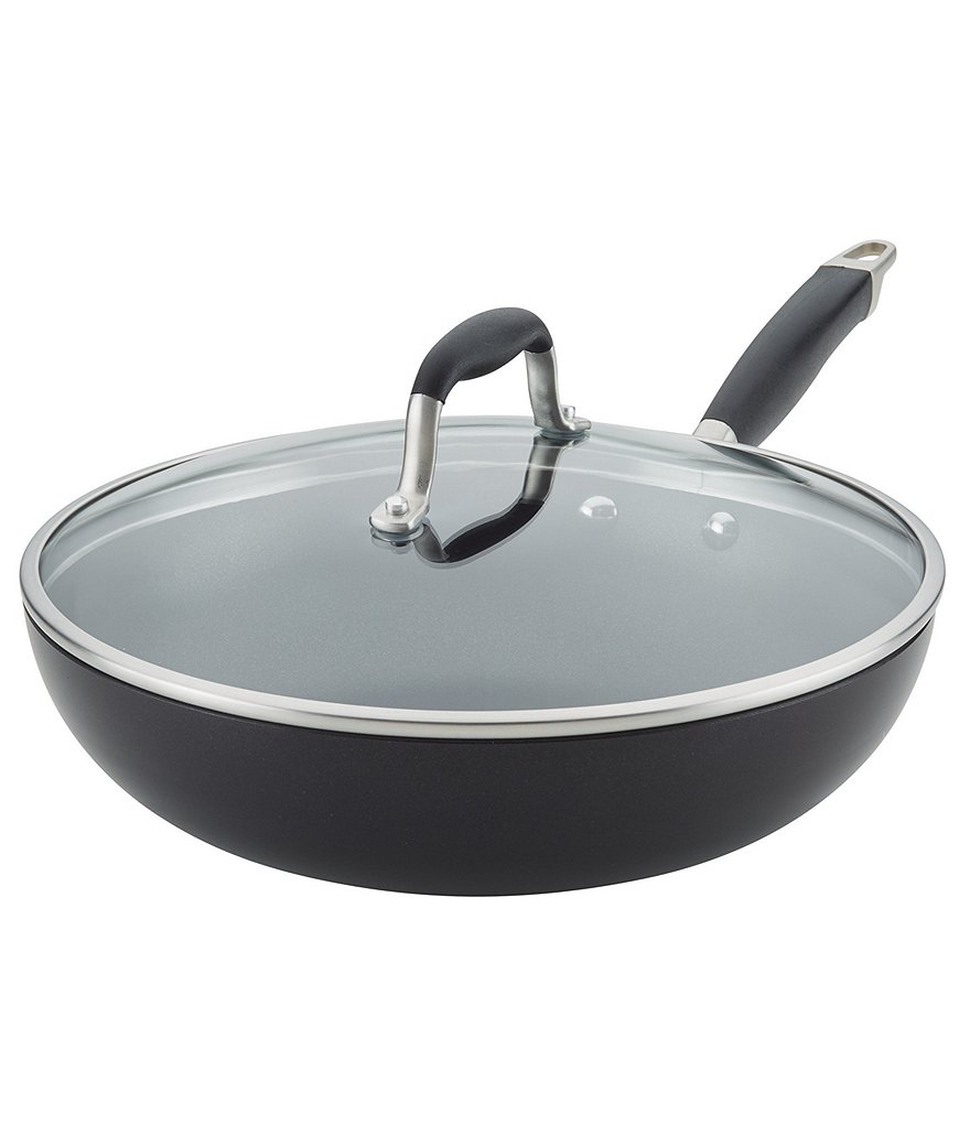 Anolon&reg; Advanced Onyx Hard-Anodized Nonstick Covered Ultimate Pan