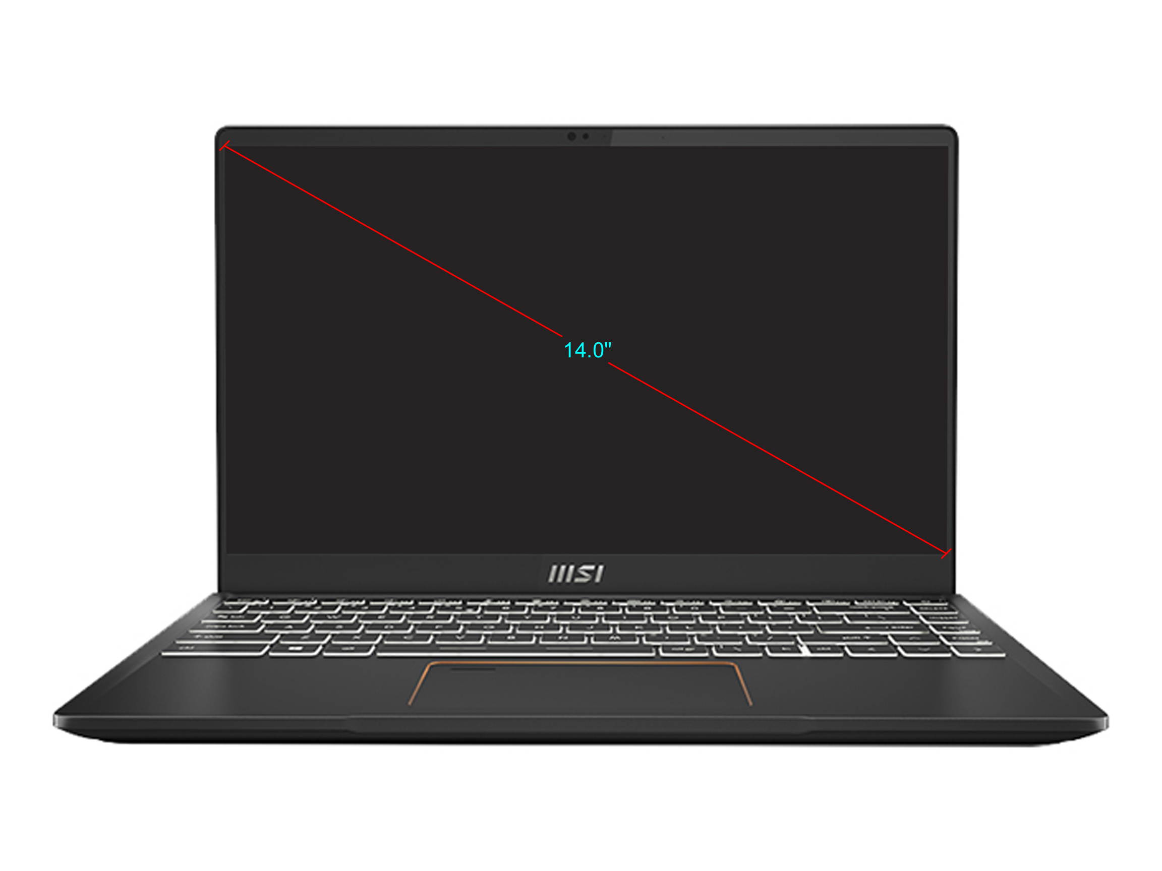 MSI Laptop Summit E14 A11SCS-088 Intel Core i7 11th Gen 1185G7 (3.00 GHz) 16 GB Memory 1 TB NVMe SSD NVIDIA GeForce GTX 1650 Ti Max-Q 14.0" 4K/UHD Windows 10 Pro 64-bit