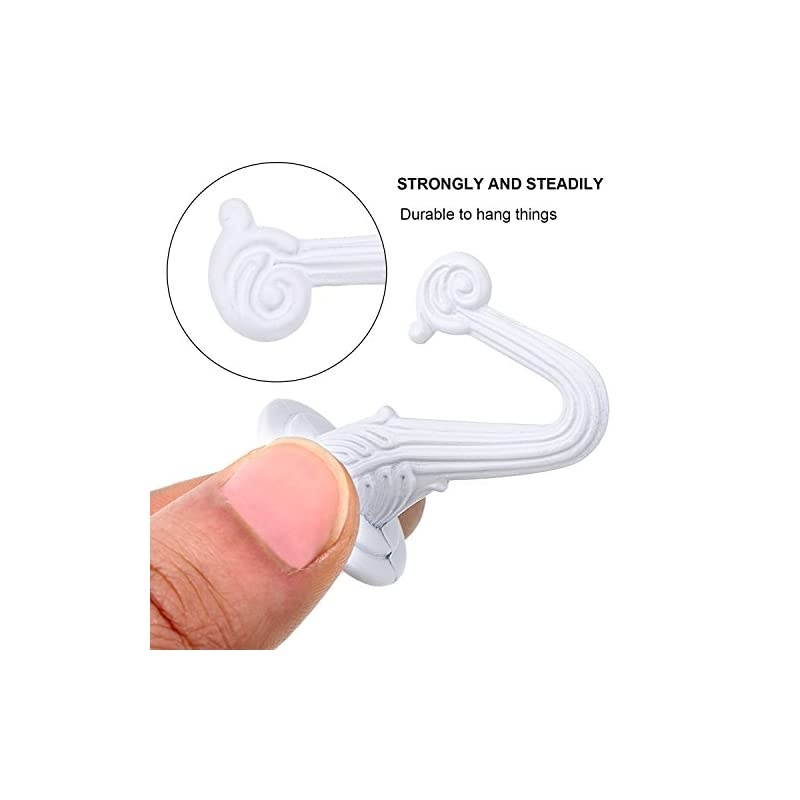 Swag Ceiling Hooks and Hardware Set, Swag Hooks with Steel Screws/Bolts and Toggle Wings for Ceiling Installation Cavity Wall Fixing (6)