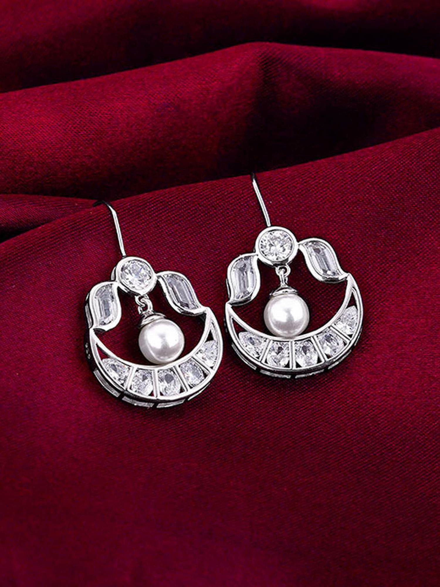GIVA 925 Silver Ayesha Earrings for Women & Girls