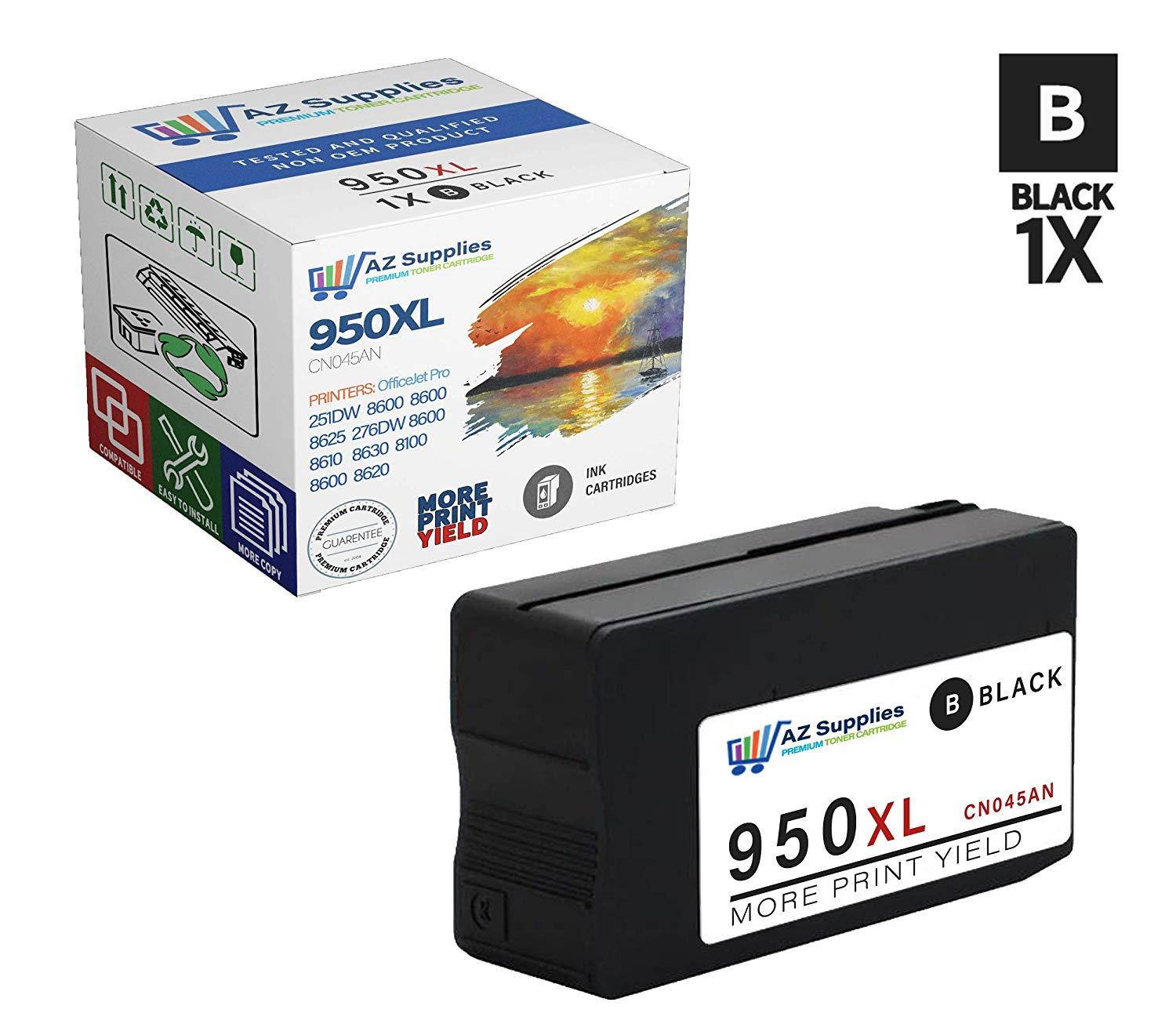 AZ Compatible Ink Cartridge Replacement for HP 950XL (CN045AN) - 1 Black