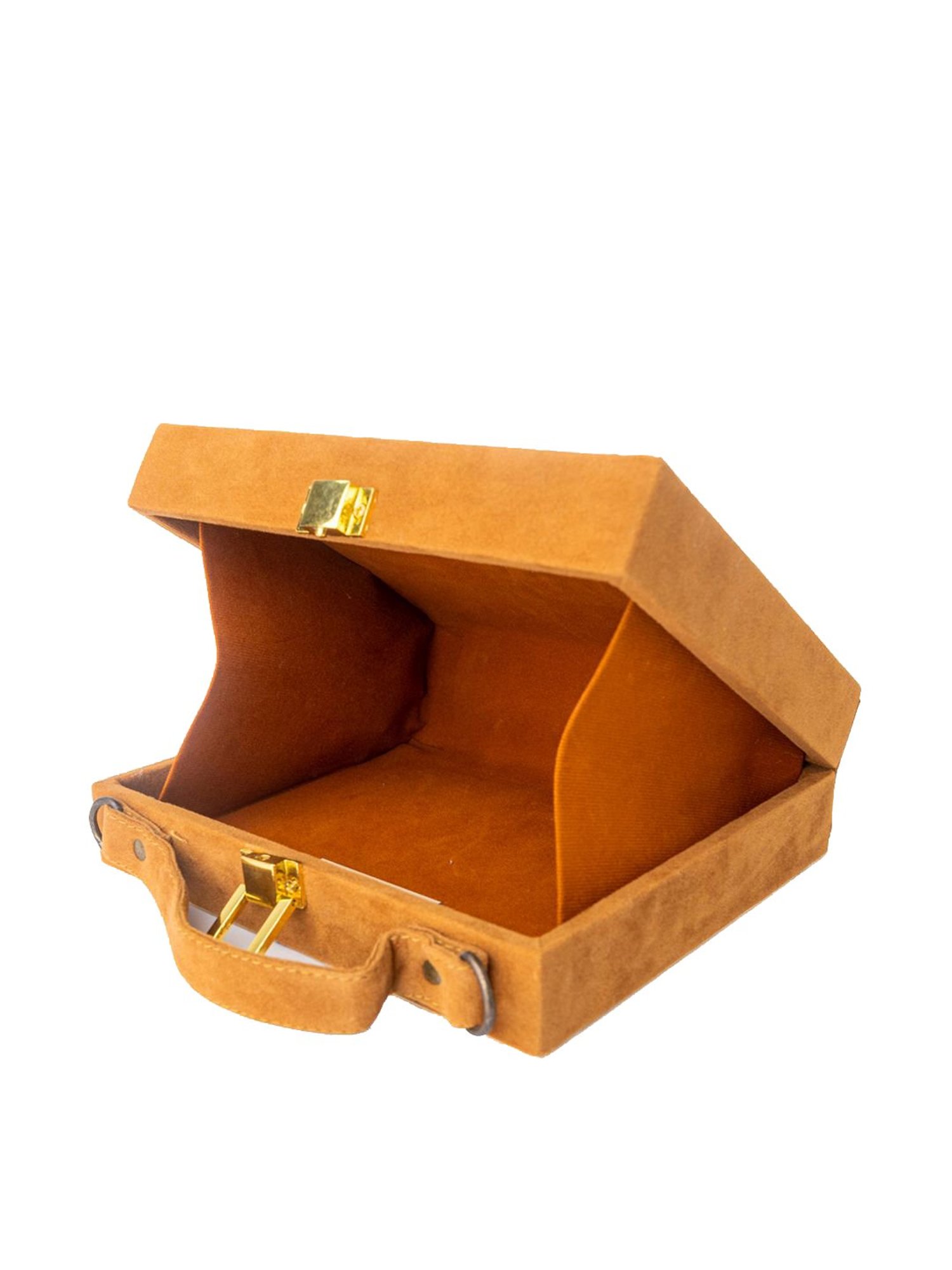 NR by Nidhi Rathi White Fabric Clutch