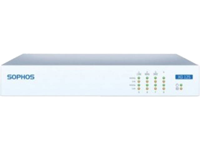 Sophos - XB1C33SEK - Sophos XG 125 Network Security/Firewall Appliance - 8 Port - 1000Base-T - Gigabit Ethernet - 8 x