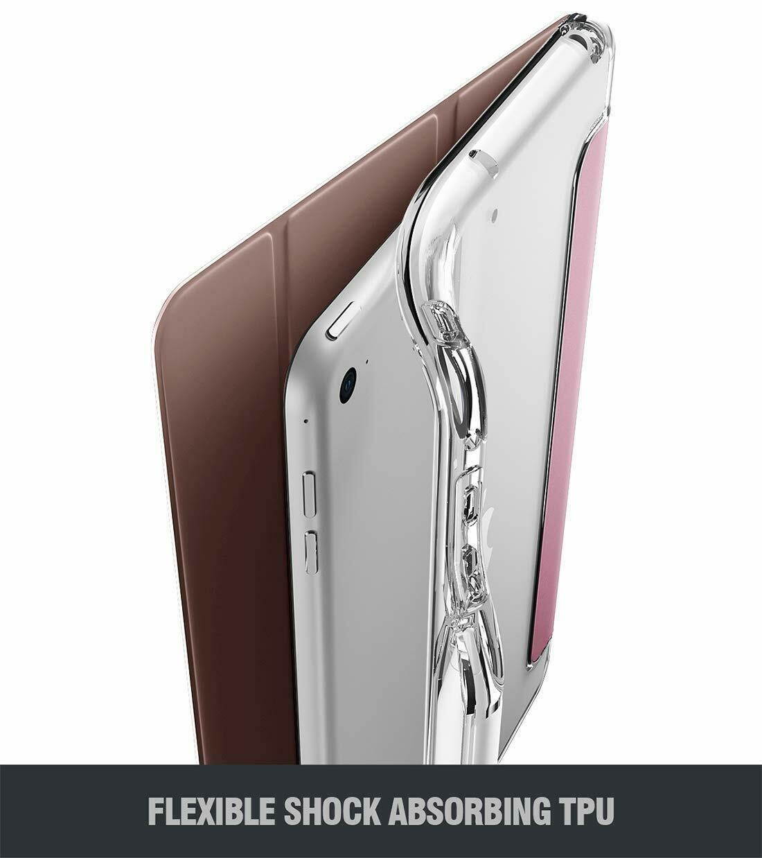 [20 Pieces] For iPad Mini 5 2019 Tablet Cover w/Sleep-Wake Feature Rose Gold