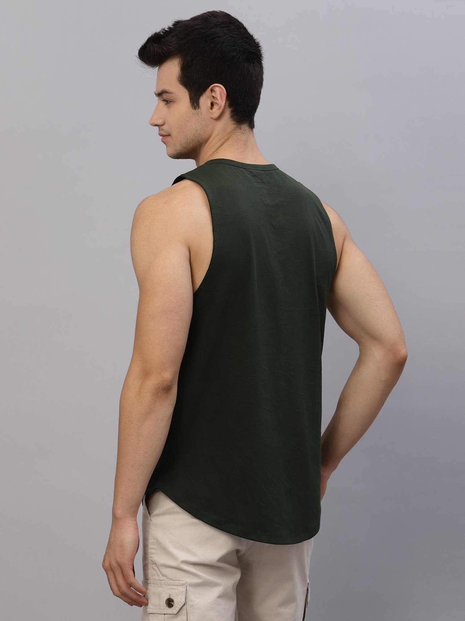 Rigo Green Printed Vest