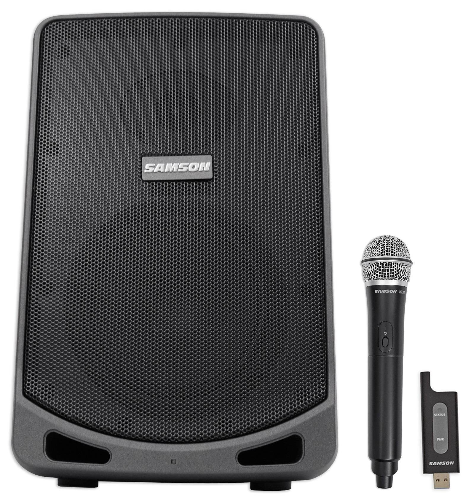 Samson 6" Portable Powered YouTube Karaoke Machine/System+(3) Mics+Tablet Stand
