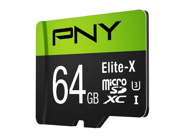 PNY 256GB Elite-X microSDXC UHS-I/U3 Class 10 Memory Card with Adapter, Speed Up to 100MB/s (P-SDU256U3100EX-GE)