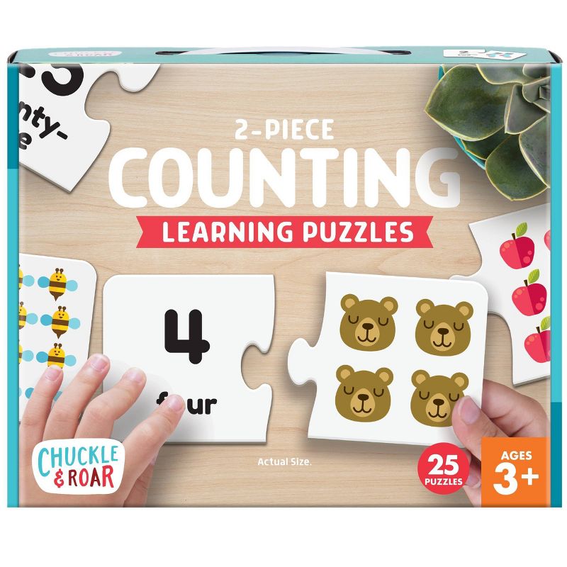 Chuckle & Roar Counting Learning Puzzle 50pc