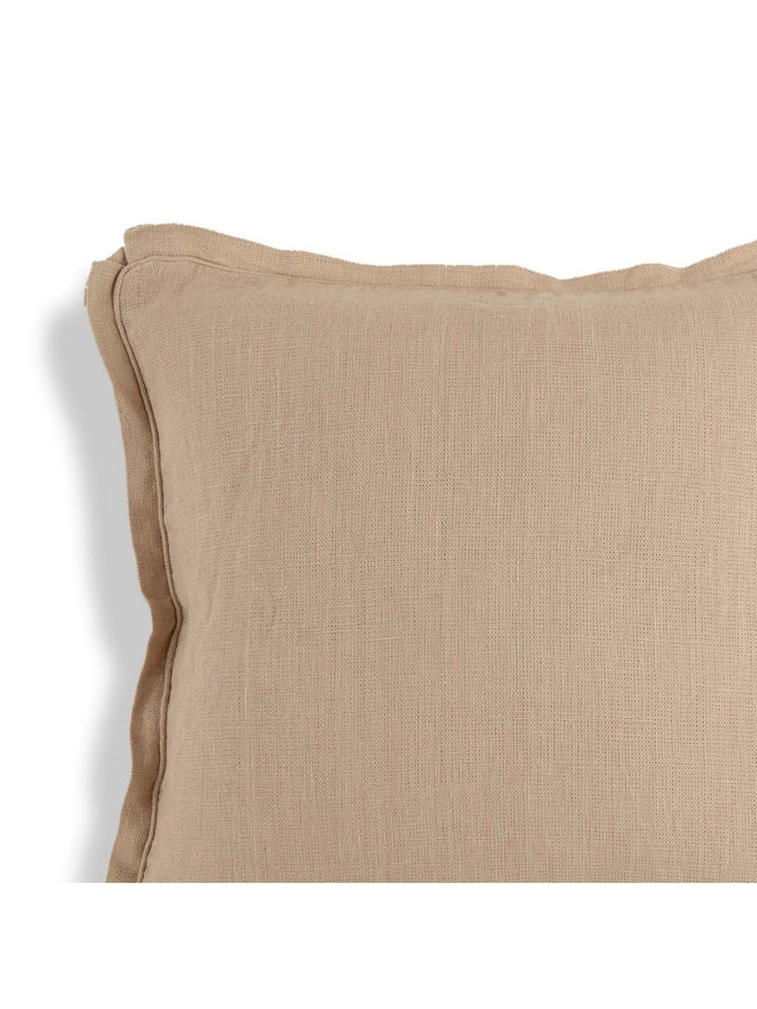Home4U 'Dorian' Light Brown Cotton Cushion Cover - Set of 1