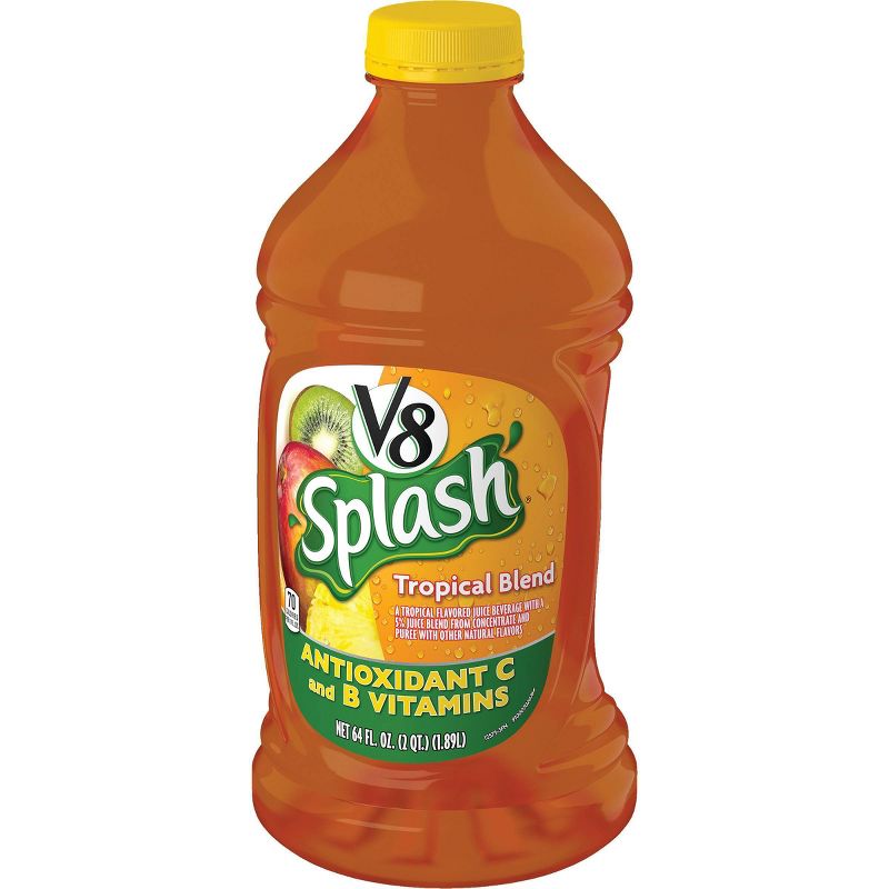 V8 Splash Tropical Blend Juice - 64 fl oz Bottle