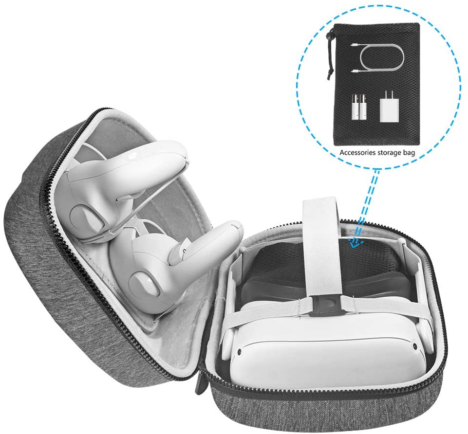 2 Pairs Oculus Quest 2 Elite Washable Silicone Handle Protective Cover