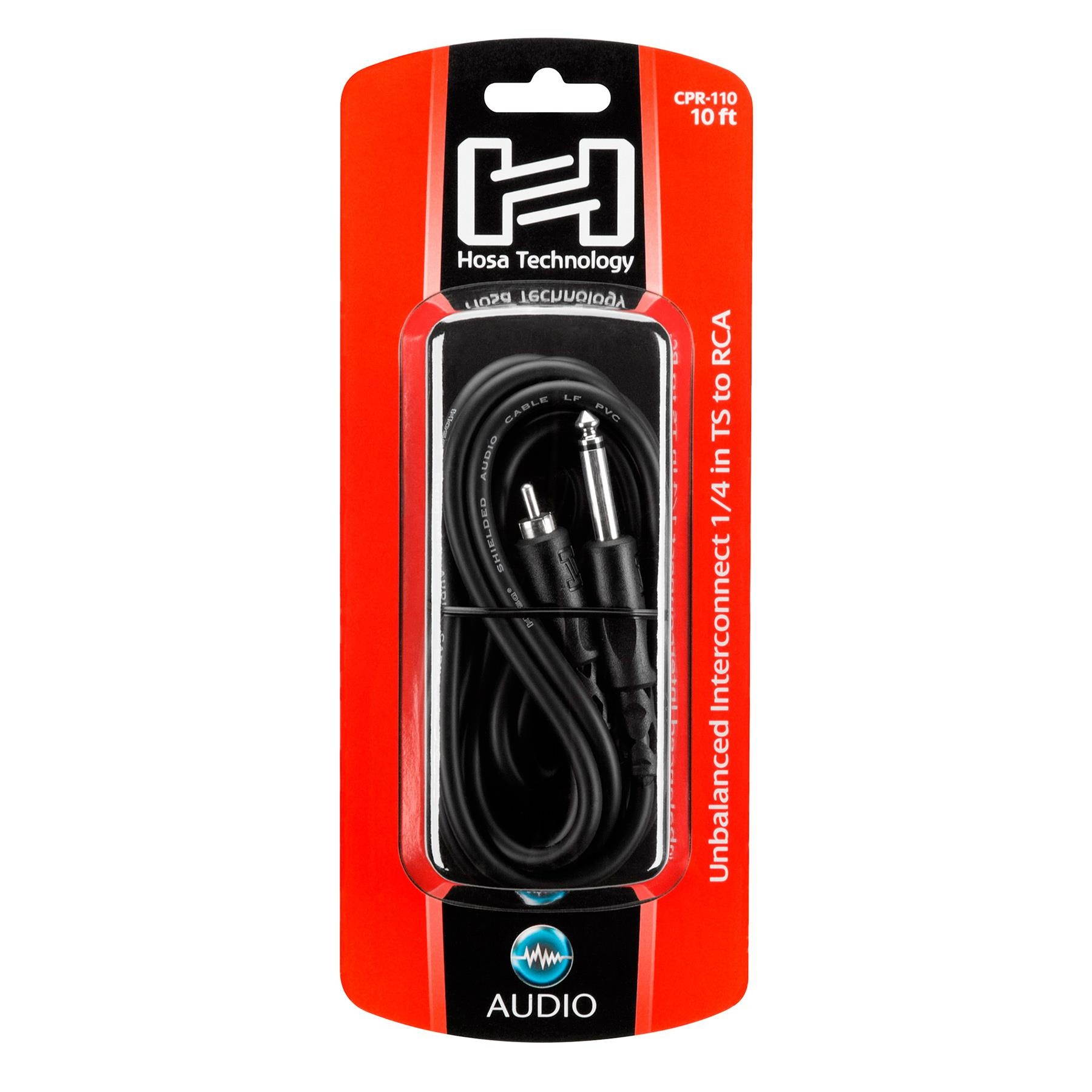 Hosa Rca-1/4'' Phone 10'