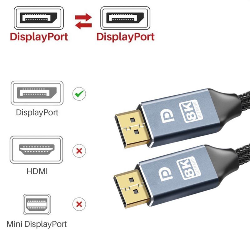 DisplayPort Cable with Latches MM DP to DP 1080p 50ft P580050