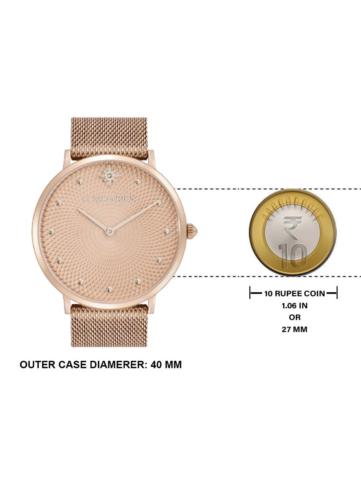 Olivia Burton 24000025 Ultra Slim Analog Watch for Women