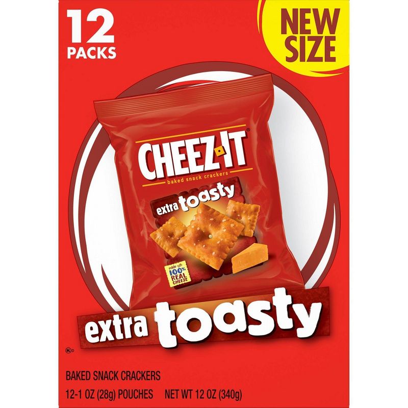 Cheez-It Extra Toasty 12ct 1oz Caddy