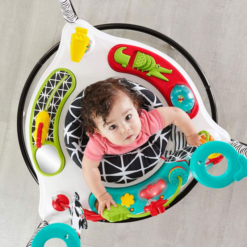 Fisher-Price FWY41 Animal Wonders Jumperoo with 360-Degree Spin Capacity, Teal