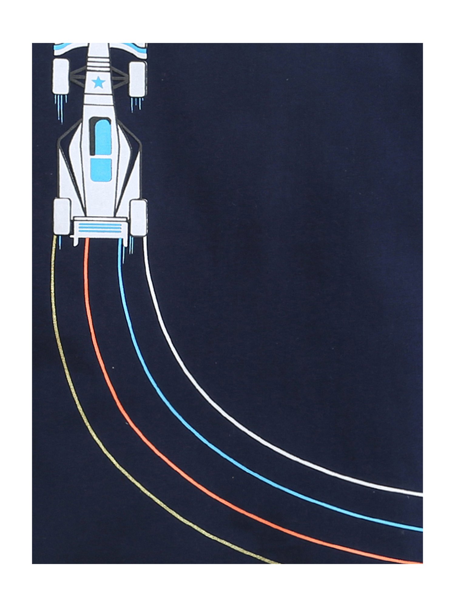 Bumzee Kids Navy Graphic Print T-Shirt