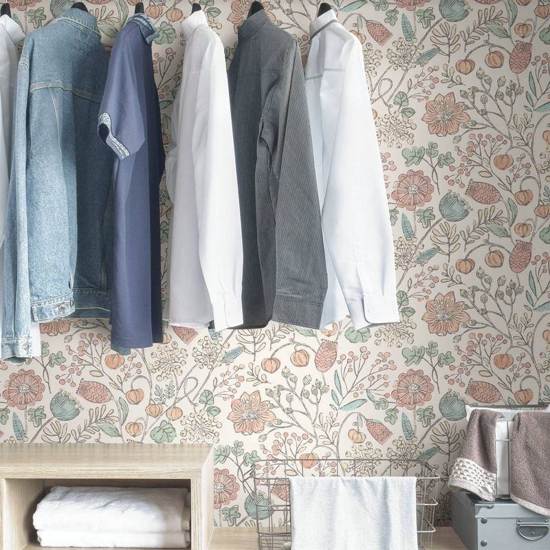 NuWallpaper Pastel Southern Trail Peel & Stick Wallpaper