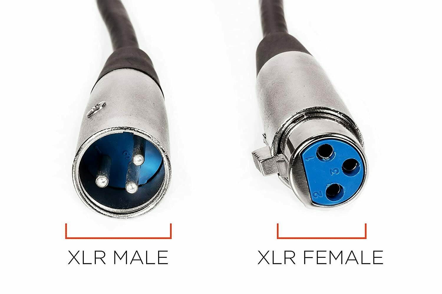 Extension Cable for Microphone - XLR Male to XLR Female Cable - 3P, 50 feet x3