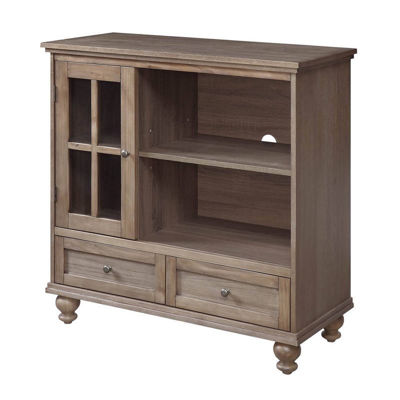 Tahoe Highboy TV Stand Driftwood - Breighton Home