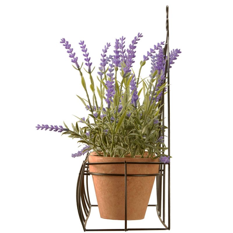 17" Potted Lavender Plants in Rack - National Tree Company