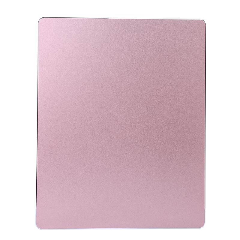 300x240Mm Frosted Matte Slim Aluminum Mouse Pad Pc Computer Skid Laptop Gaming Mousepad For Apple For Mackbook(Rose Gold)