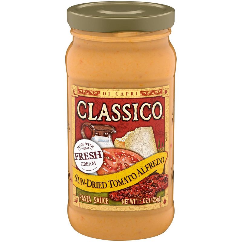 Classico Signature Recipes Sun-Dried Tomato Alfredo Pasta Sauce 15oz