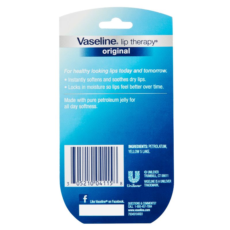 Vaseline Lip Therapy Original Twin Pack - 2ct/0.5oz