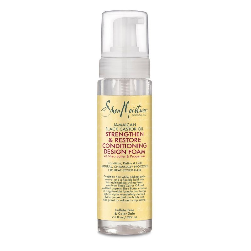 SheaMoisture Jamaican Black Castor Oil Strengthen & Restore Conditioning Design Foam - 7.5 fl oz