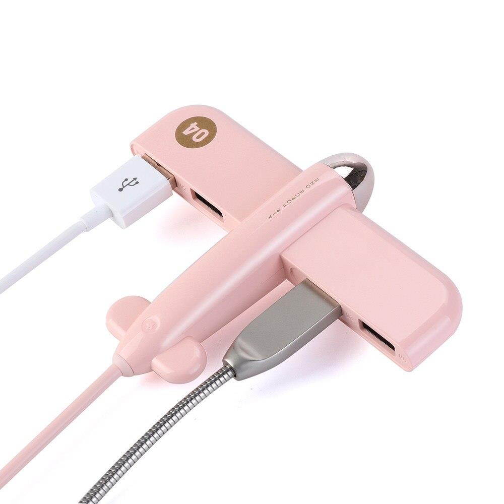 HUB Splitter 4-Port USB 2.0 HUB Splitter Expansion Station Desktop PC Laptop Adapter for Mac JL.3