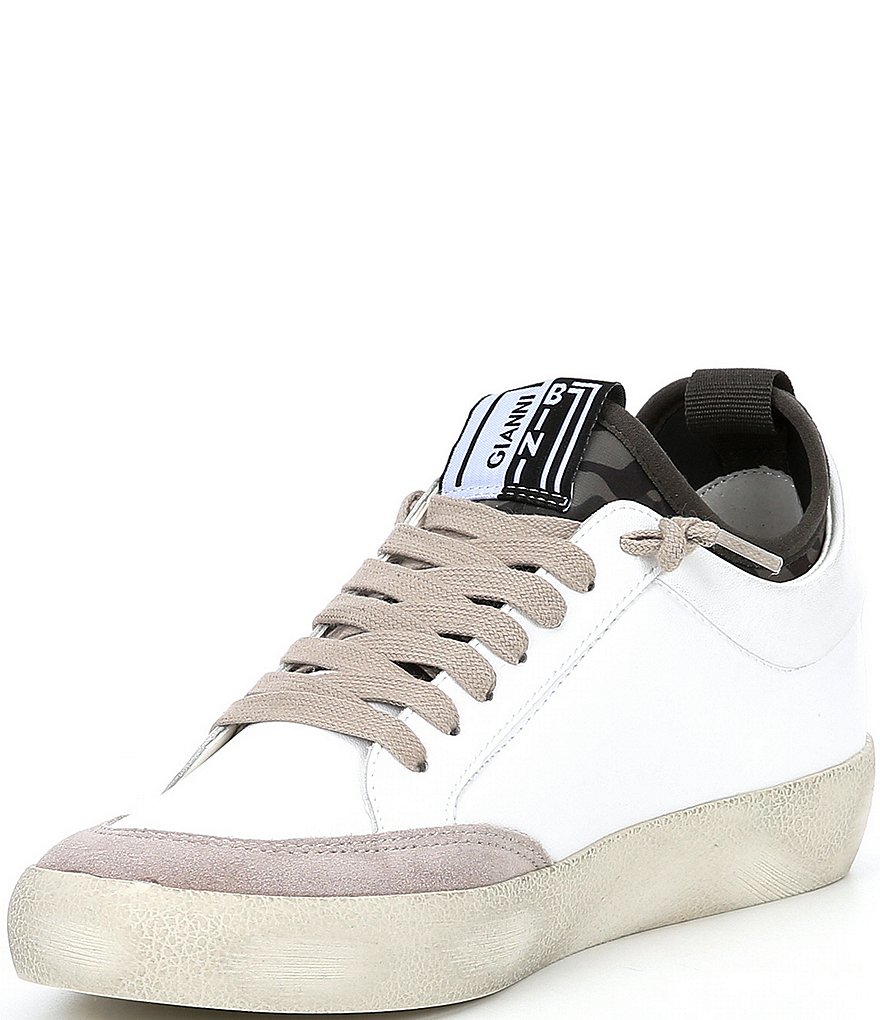 Gianni Bini Kaekko Camo Star Detail Lace-Up Sneakers