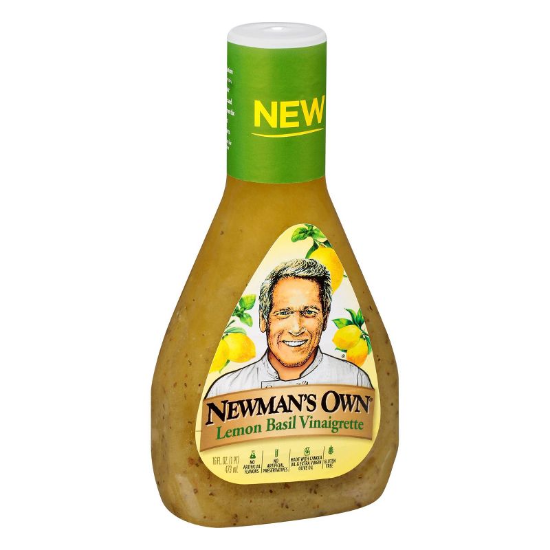 Newman's Own Lemon Basil Italian Dressing - 16fl oz