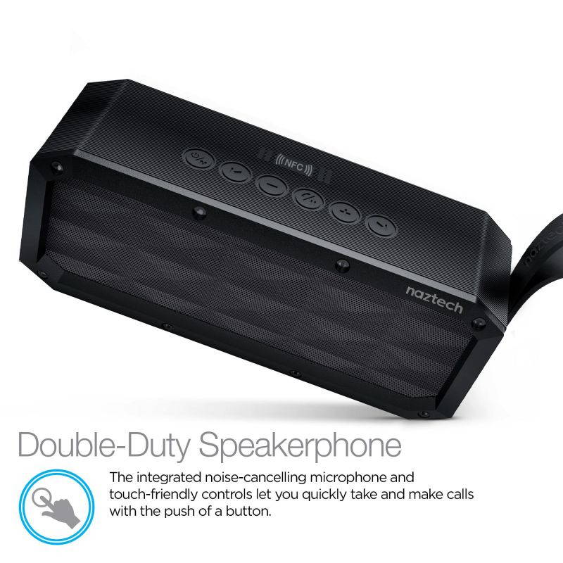 Naztech - 13896 - Naztech 13896 30-Watt SoundBrick Bluetooth Speaker