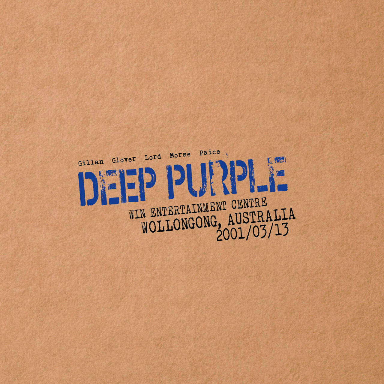 Deep Purple Live In Wollongong 2001 Numbered Limited Edition 3LP (Transparent Blue Vinyl)